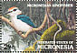 Pohnpei Kingfisher Todiramphus reichenbachii  1991 Pohnpei rain forest 18v sheet