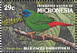 Blue-faced Parrotfinch Erythrura trichroa  1991 Pohnpei rain forest 18v sheet