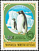 Adelie Penguin Pygoscelis adeliae  1980 Antarctic exploration 8v set