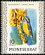 Bananaquit Coereba flaveola  1971 Birds Glazed paper