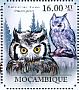 Southern White-faced Owl Ptilopsis granti  2011 Owls Sheet