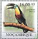 Channel-billed Toucan Ramphastos vitellinus  2011 International year of forests, Toucans Sheet