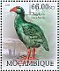 Reunion Gallinule Porphyrio coerulescens  2012 Extinct birds of Africa Sheet