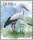White Stork Ciconia ciconia  2012 Endangered seabirds Sheet