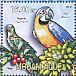 Superb Parrot Polytelis swainsonii  2013 Parrots Sheet