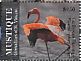 American Flamingo Phoenicopterus ruber  2011 Birds of the Caribbean Sheet