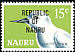 White Tern Gygis alba  1968 Overprint REPUBLIC OF NAURU on 1966.01-2 
