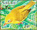 Golden White-eye Cleptornis marchei  2005 BirdLife International, White-eyes Sheet