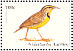 Eastern Meadowlark Sturnella magna  2002 Birds Sheet