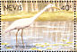 Great Blue Heron Ardea herodias  1991 Birds of Nevis Sheet