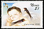 Barn Swallow Hirundo rustica  1998 Christmas 6v set