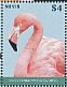 American Flamingo Phoenicopterus ruber  2015 Pink birds Sheet