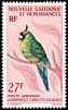 Ouvea Parakeet Eunymphicus uvaeensis  1966 Birds 