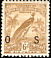 Raggiana Bird-of-paradise Paradisaea raggiana  1931 Overprint O S on 1931.01 