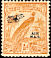 Raggiana Bird-of-paradise Paradisaea raggiana  1932 Overprint AIRMAIL on 1932.01 