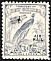 Raggiana Bird-of-paradise Paradisaea raggiana  1932 Overprint AIRMAIL on 1932.01 