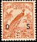 Raggiana Bird-of-paradise Paradisaea raggiana  1932 Overprint O S on 1932.01 