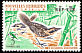 Santo Thicketbird Cincloramphus whitneyi  1968 French definitives 