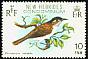 White-bellied Honeyeater Glycifohia notabilis  1980 Birds, English issue 