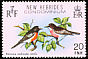 Pacific Robin Petroica pusilla  1980 Birds, English issue 
