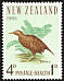 Weka Gallirallus australis  1966 Health stamps 