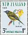 New Zealand Bellbird Anthornis melanura  1966 Health stamps 2 sheets