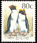 Fiordland Penguin Eudyptes pachyrhynchus  1988 Native birds p 14½x14