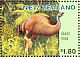 New Zealand Giant Moa Dinornis giganteus  1996 TAIPEI 96  MS