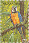 Blue-and-yellow Macaw Ara ararauna  1992 Save the tropical rainforest 16v sheet