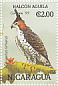 Ornate Hawk-Eagle Spizaetus ornatus  1994 Tropical forest flora and fauna 12v sheet
