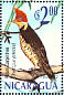 Helmeted Woodpecker Celeus galeatus  1995 Exotic birds Sheet