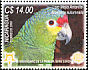 Red-lored Amazon Amazona autumnalis  2005 Europa anniversary 4v set