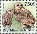 Pel's Fishing Owl Scotopelia peli  2013 Owls Sheet