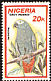 Grey Parrot Psittacus erithacus  1990 Wildlife 4v set