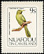 Yellow-billed Honeyeater Gymnomyza viridis  1983 Birds of Niuafoou sa