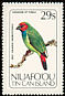 Fiji Parrotfinch Erythrura pealii  1983 Birds of Niuafoou sa