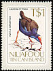 Australasian Swamphen Porphyrio melanotus  1983 Birds of Niuafoou sa