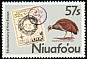 Tongan Megapode Megapodius pritchardii  1988 5th anniversary of first stamps 4v set