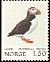 Atlantic Puffin Fratercula arctica  1981 Norwegian birds 2 booklets