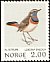 Bluethroat Luscinia svecica  1982 Norwegian birds Booklet
