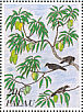 Micronesian Starling Aplonis opaca  1997 Palaus avian environment 12v sheet
