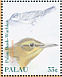 Palau Bush Warbler Horornis annae  2000 Native birds of Palau Sheet