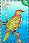 Superb Fruit Dove Ptilinopus superbus  2001 Birds of Palau Sheet