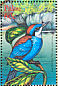 Chestnut-backed Jewel-babbler Ptilorrhoa castanonota  2001 Birds of Palau Sheet