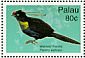 Wahnes's Parotia Parotia wahnesi  2007 Birds of Southeast Asia Sheet