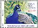 Indian Peafowl Pavo cristatus  2017 Joint issue with India Sheet