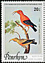 Iiwi Drepanis coccinea  1978 Discovery of Hawaii 8v set