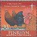 Red Junglefowl Gallus gallus  2011 Christmas Sheet of 3 sets