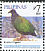 Nicobar Pigeon Caloenas nicobarica  2008 Birds, stamps with blue bottom line 