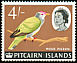 Henderson Fruit Dove Ptilinopus insularis  1964 Definitives 